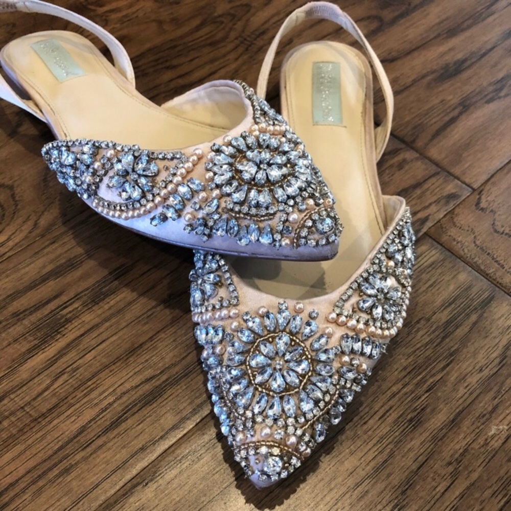 Betsey Johnson Blue Molly Flats